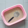 Cat Litter Scoop Aluminum Alloy Lightweight Smooth Safe Rounded Edges Large Capacity Portable Cat Litter Cleaning Shovel 2