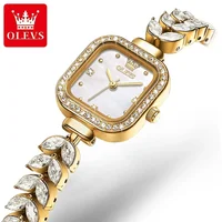 OLEVS 9987 Quartz Fashion Watch Square dial Stainless Steel 1