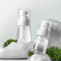 Set of 2 Clear Travel Spray Bottles - Portable Perfume and Lotion Atomizers (30ml, 60ml, 100ml) - 60ml (White 2pcs)