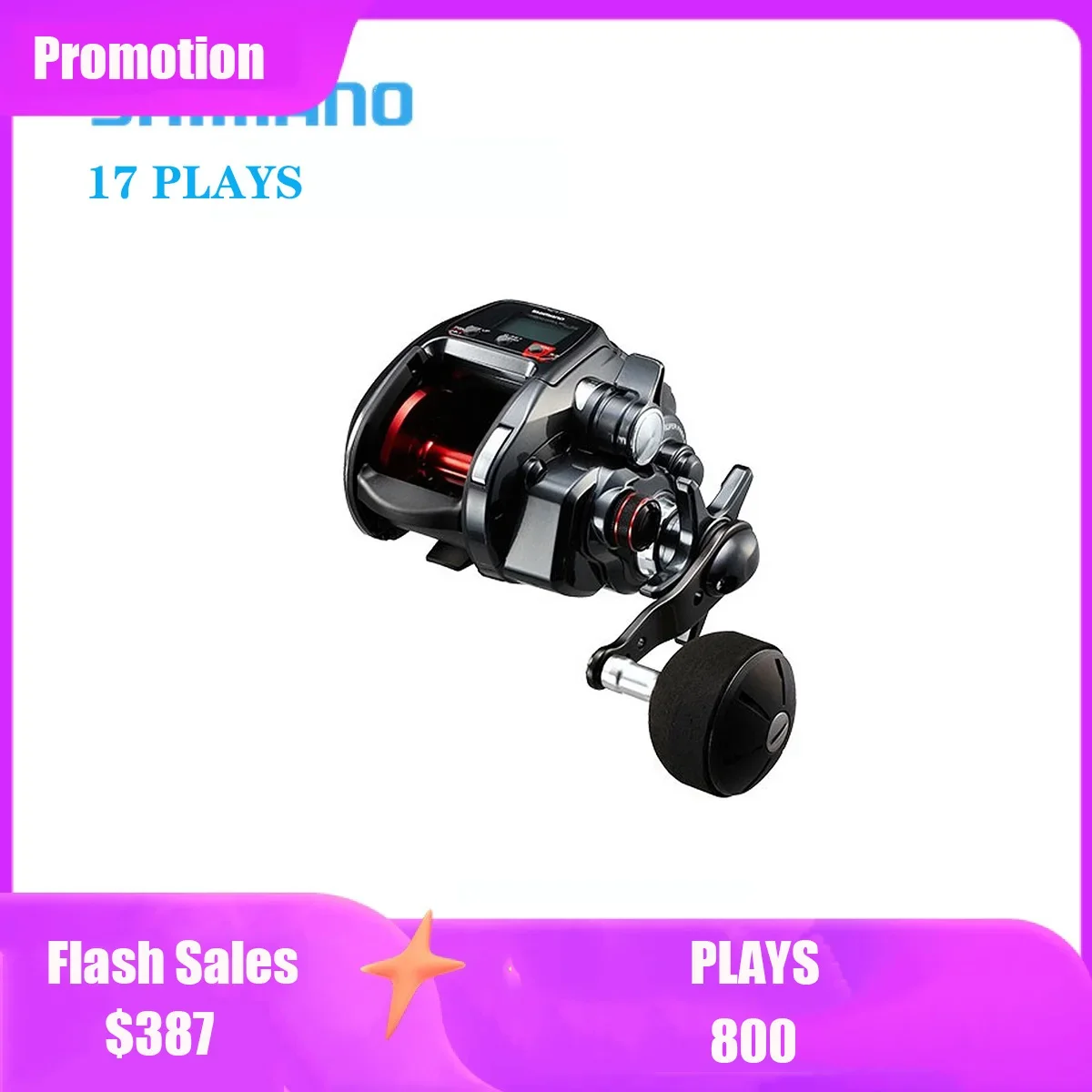 

Новинка 2017, оригинальные катушки для рыбалки в соленой воде SHIMANO Play 800, электрические катушки, сделано в Японии