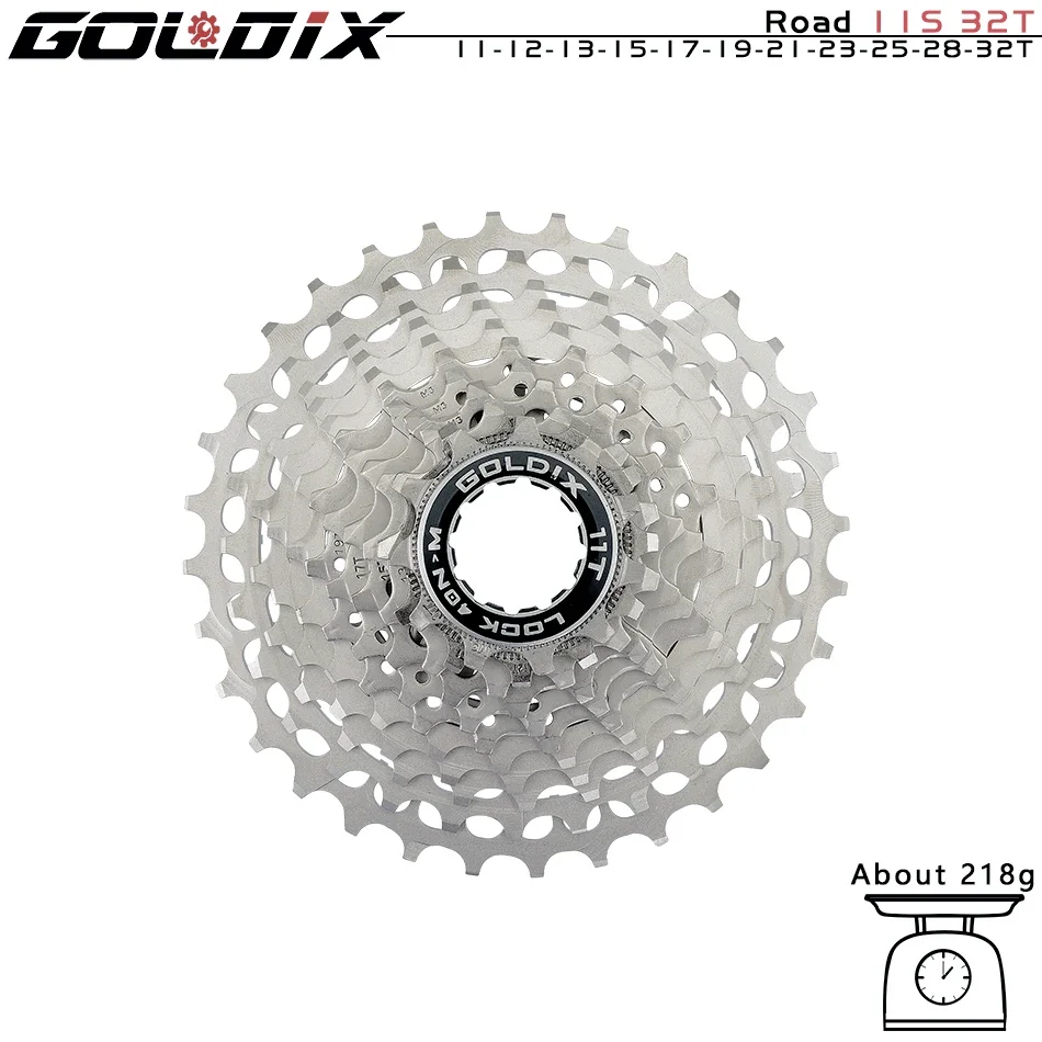 GOLDIX Ultraleichte Rennrad-Kassette 11/12-fach 28T/32T/34T/36T CNC Freilauf HG-Struktur Kassette 11V 12V für Shimano HG – Detail 13