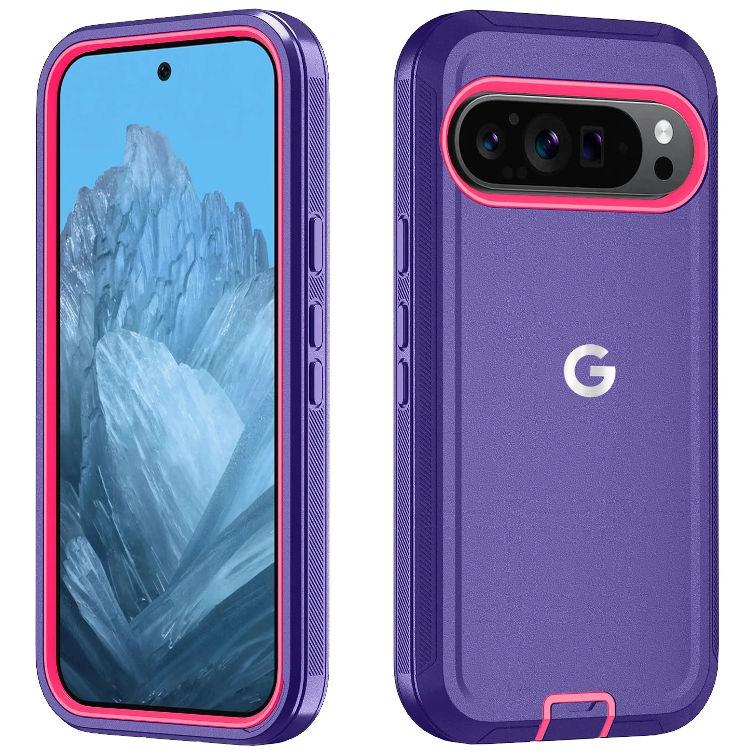 Heavy Duty Armor Shockproof Case with Wireless Charging Compatibility and Anti-Drop Protection