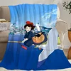 Anime K-Kikis D-Delivery Service Blanket Skin friendly comfort warm soft plush blanket suitable sofa living room office bedroom 6