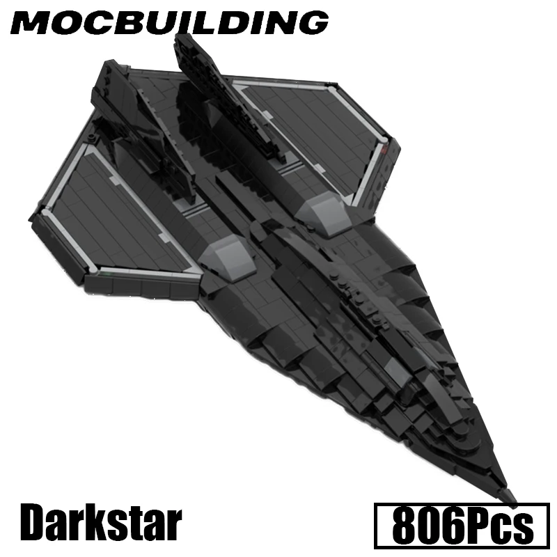 

1:72 Scale Darkstar Model SR-72 Display Moc Building Blocks Bricks DIY Blackbird Toys Gifts Christmas Present