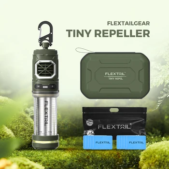 FLEXTAIL Mosquito Repeller with Camping Light and Rechargeable Battery