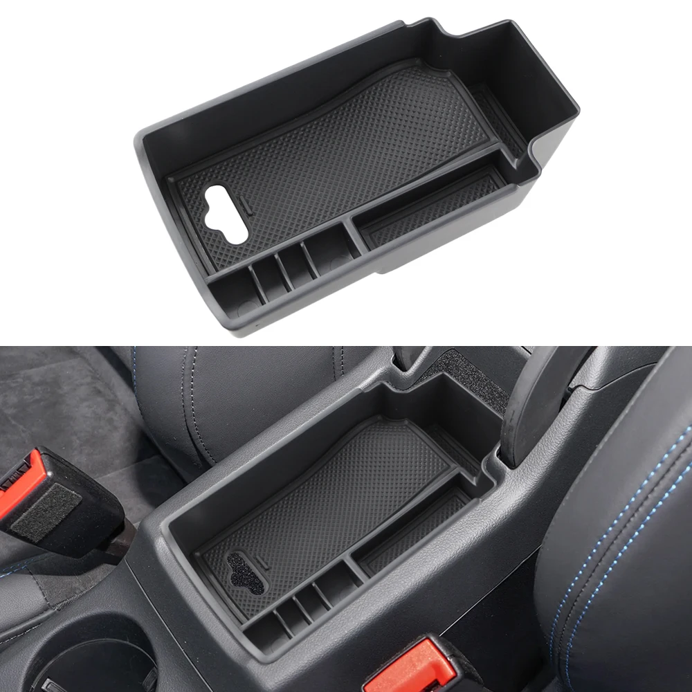 Boîte de rangement d'accoudoir pour Audi Q3 8U, support de Console centrale, plaque de conteneur, organisateur d'accessoires