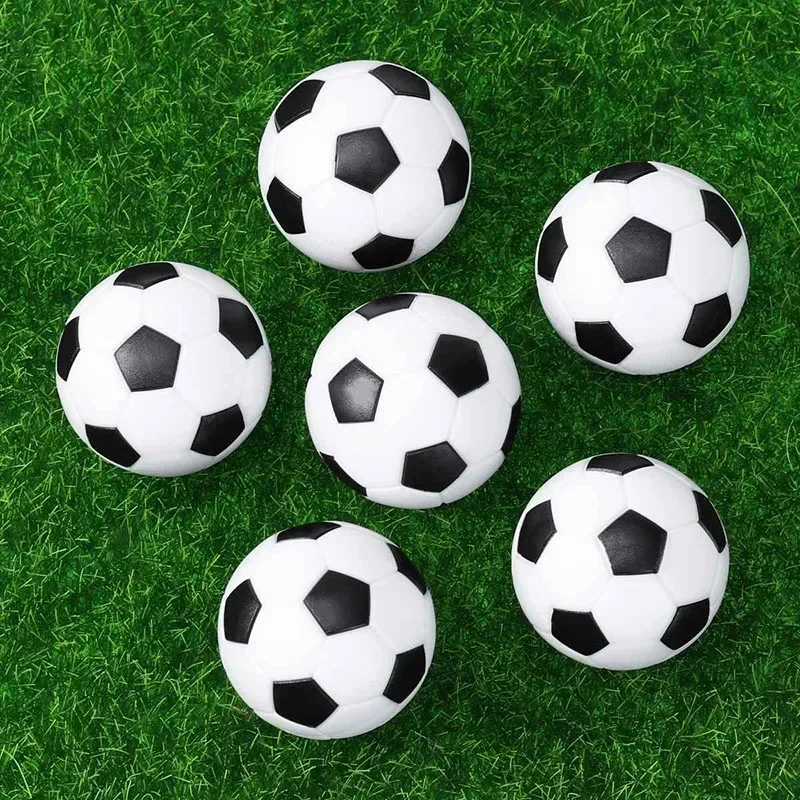 6pcs Table Balls 32mm 36mm Mini Foosball Spare Soccer Indoor Games Fussball Flexible Trained Relaxed Kids Child Children