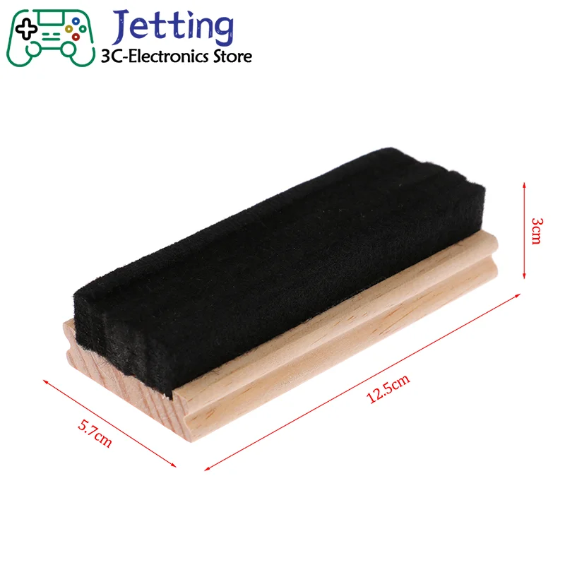 1PC Chalkboard Portable Erasers Whiteboard Eraser Wood Felt Cleaner Wipe Eraser Dry Erase Board Cleaning School