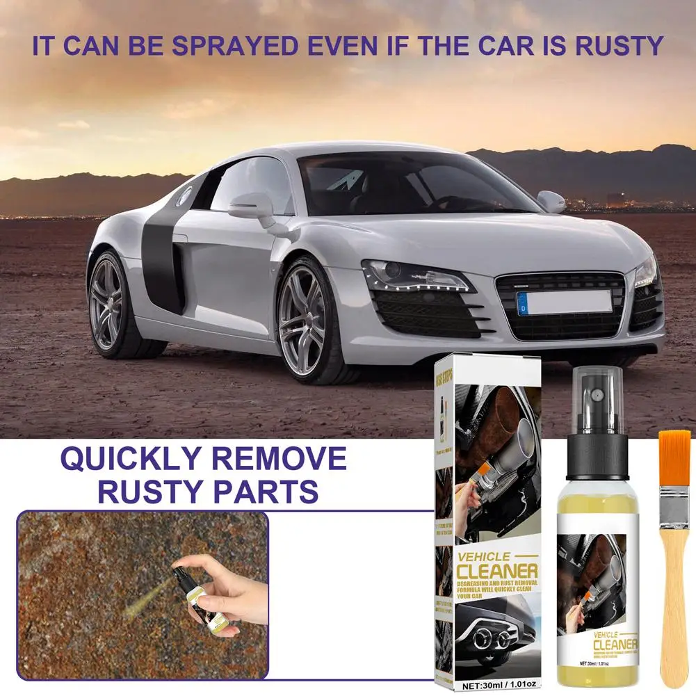 Car Rust Remover Multi-functional Hub Screw Lubrication Metal Surface Polisher Brightening Cleaning Spray