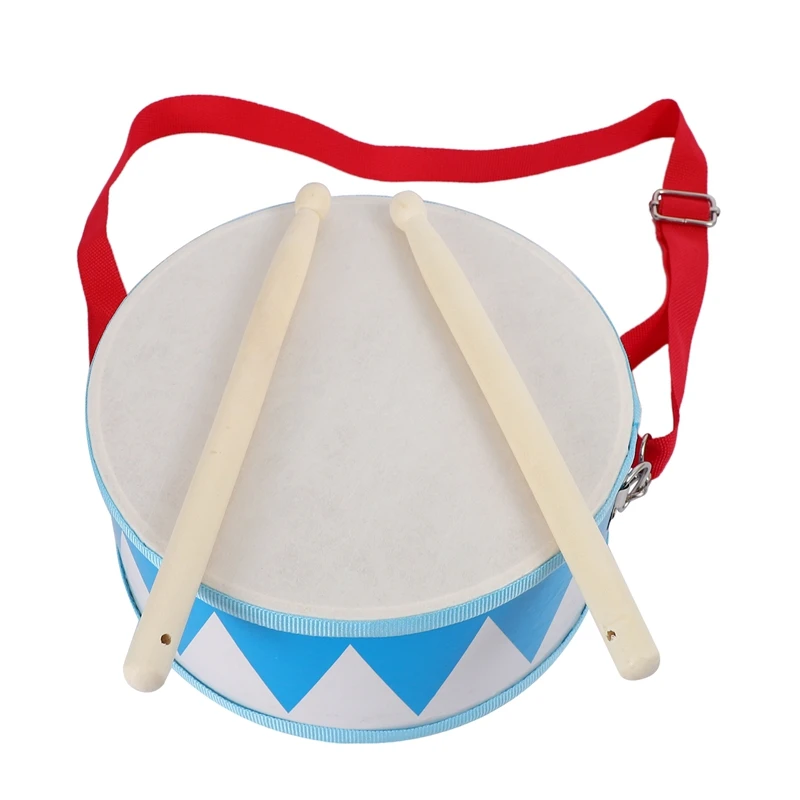 Kids Dru Set,8 Inch Wooden Dru Toys,Educational Baby Usical Toy With