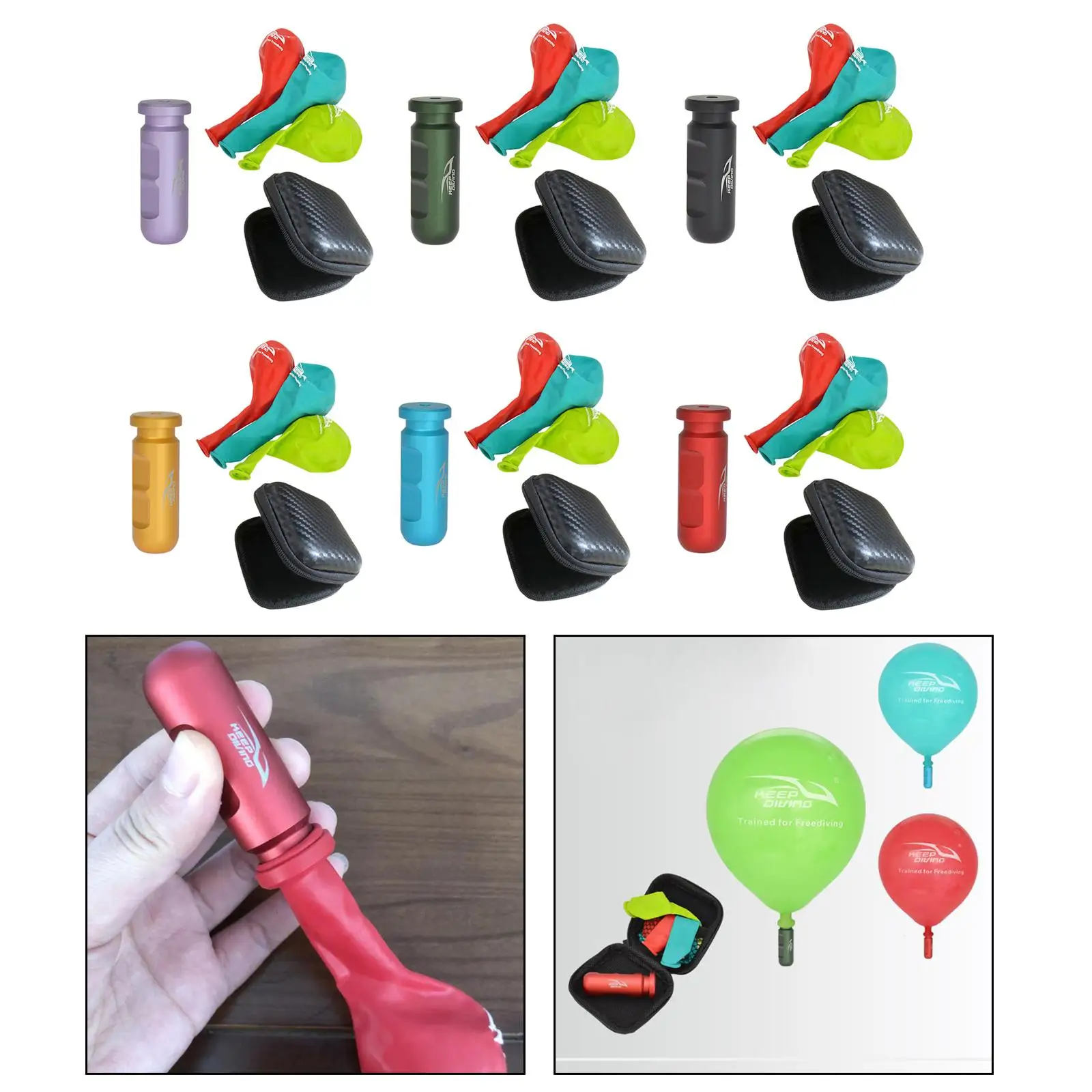 Freediving Ear Pressure Equalization Tool with Compact Storage Case