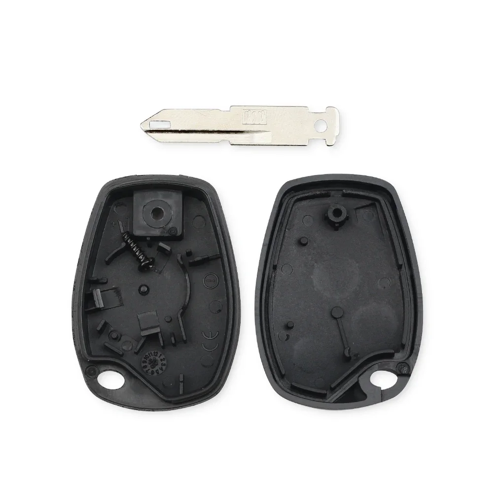 KEYYOU 10PCS No Button Replacement For Renault NE73/VA2/VAC102 Uncut Blank Blade Car Key Cover Case Fob Car Key Shell