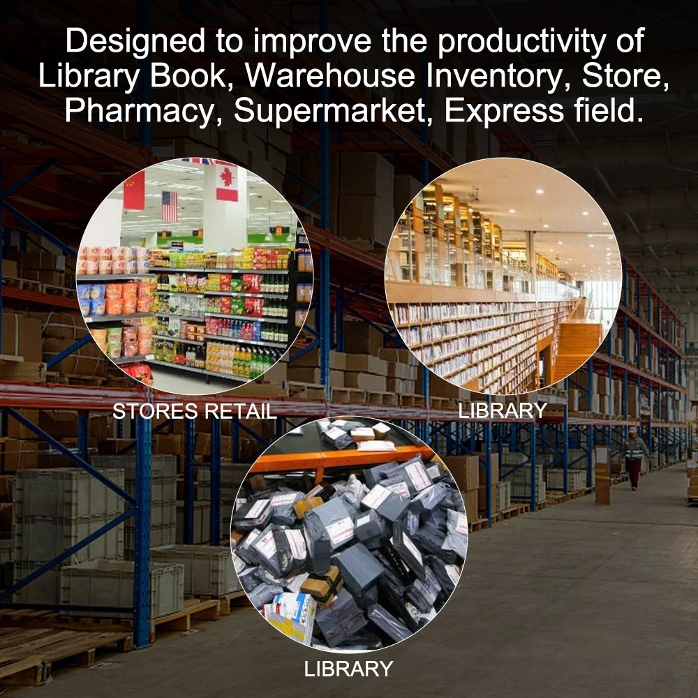 2D Barcode Scanner Portable Finger Handheld Wearable Ring 1D 2D Bar Code Reader BT+2.4G Wireless for Windows PC Computer 8