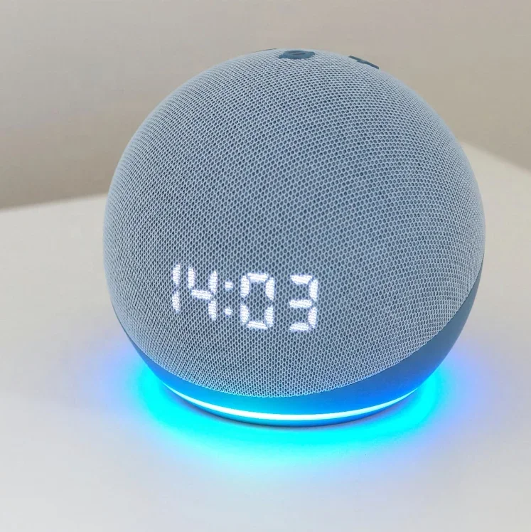 Original Alexa Echo Dot 4ª Geração Smart Speaker, disponível para venda,  acessórios completos a ótimo preço - AliExpress