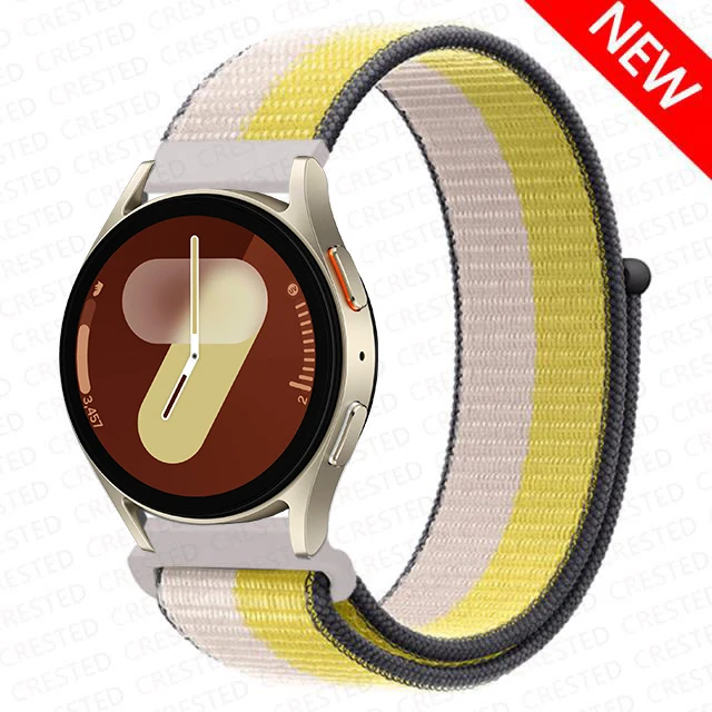 Versatile Nylon Loop Bracelet for Smartwatches - 22mm/20mm Band