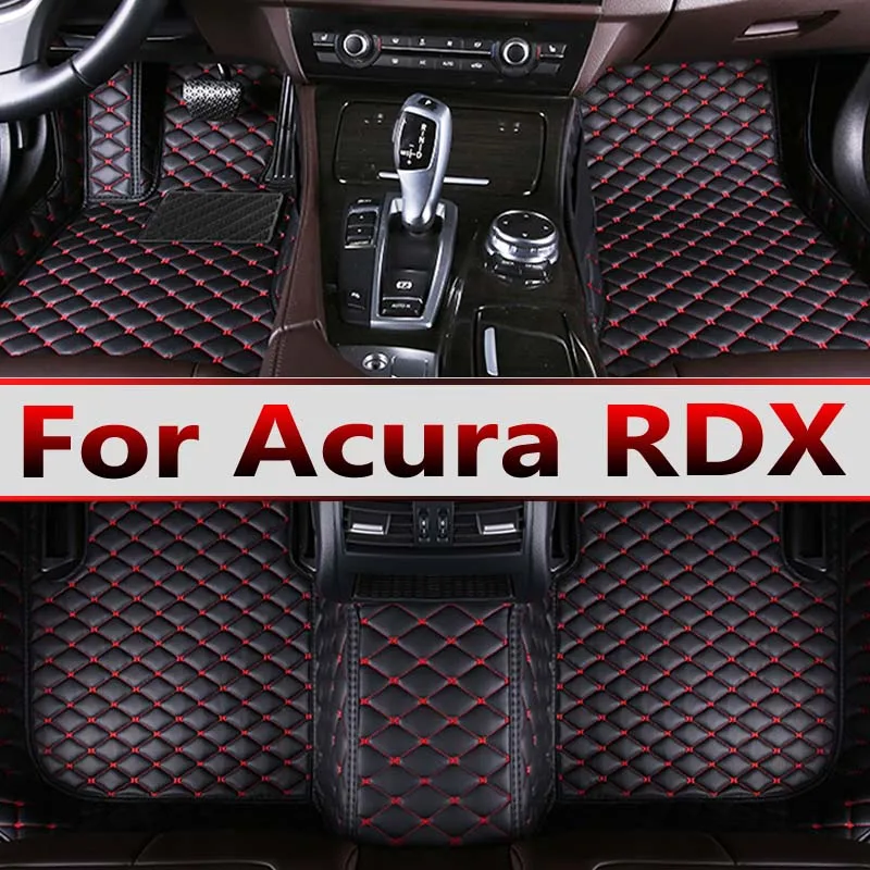 

Car Mats For Acura RDX TC1 2 MK3 2019~2022 2020 2021 Durable Rugs Set Carpet Leather Floor Mat Waterproof Pad Car Accessories