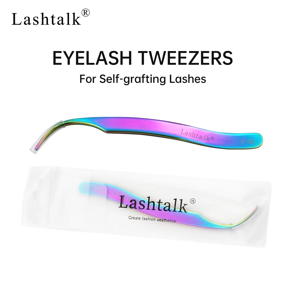 

Lashtalk DIY Cluster Lashes Tweezers D-01 Volume False Eyelash Extensions Applicator Makeup Tools For Self-grafting Not Sharp