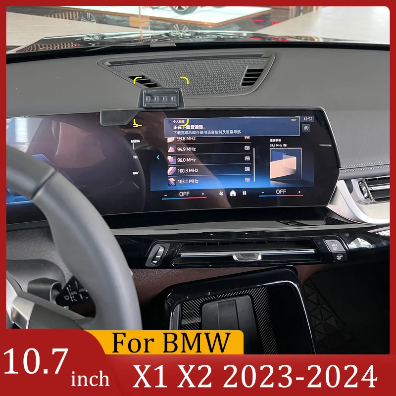 

For BMW X1 X2 2023-2024 Car Mobile Phone GPS Navigation Bracket Screen Accessories 10.7 Inch Fixed Mobile Phone Bracket Base