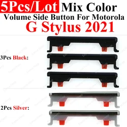 5 - Piece Phone Housing Power Volume Button Set - External Side Key Parts (5x For G stylus 2021)