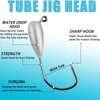 4/6/12Pcs Jig Heads Fishing Hooks Tube bait jighead Worm lure Fishhooks for Bass Crappie Salmon Fishing jig 1/8oz 1/4oz 3/8oz 3