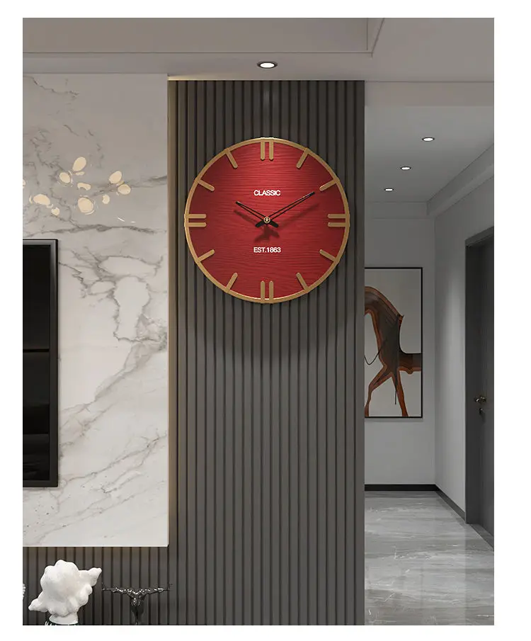 2022 New Living Room Decoration Clocks Home Decor Wall Watch Modern Light Luxury Creative Wall Clock Simple Clock