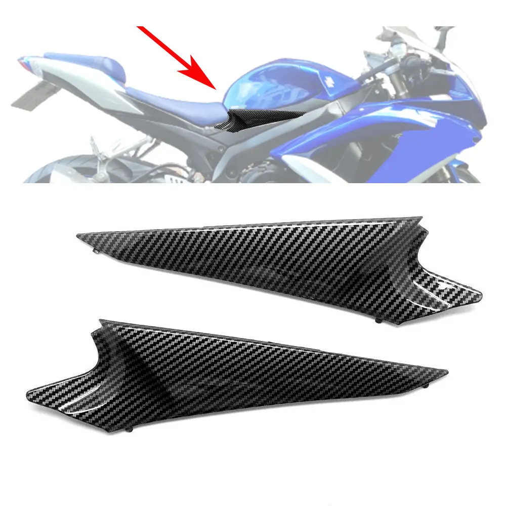 

Обтекатель боковой панели для бензобака мотоцикла, обтекатель для GSXR600 GSXR750 GSX-R 600 750 2006 2007, отделка из углеродного волокна