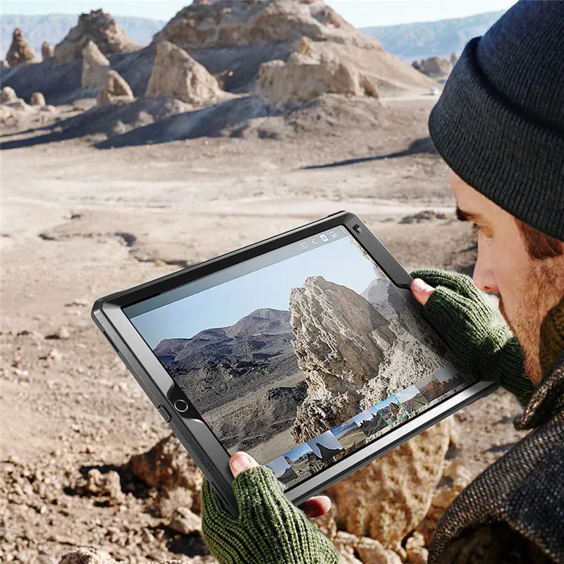 Rugged Full-Body Protective Case for iPad Pro 12.9 (2017) - Heavy Duty, No Screen Protector