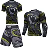 3 Piece Cody Lundin Men Tracksuit Jiu Jitsu Bjj Rash Guard Sets 3D Print Compression Sportswear Fitness Sweatsuit for Men Gym 3