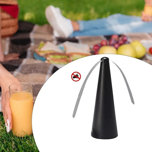 1Dboutdoor Többfunkciós Ventilátor Levél Légy Visszataszító Automatikus Műtárgy Légyriasztó - Image 3