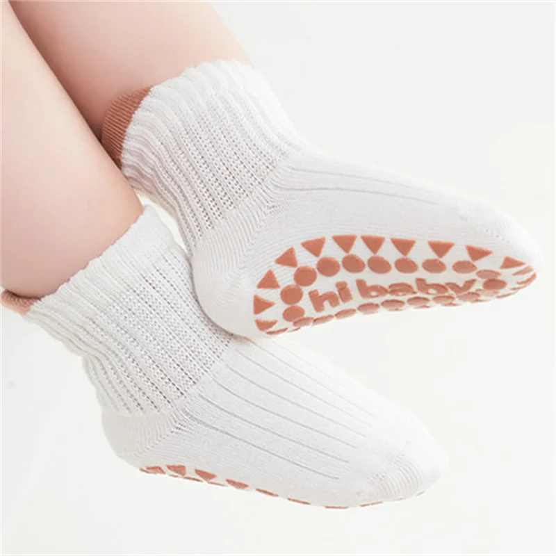 

Lawadka 3Pairs Newborn Baby Socks For Girls Boys Spring Infant Girl Boy Toddler Short Floor Sock Anti-slip 0-5Y Children's Socks