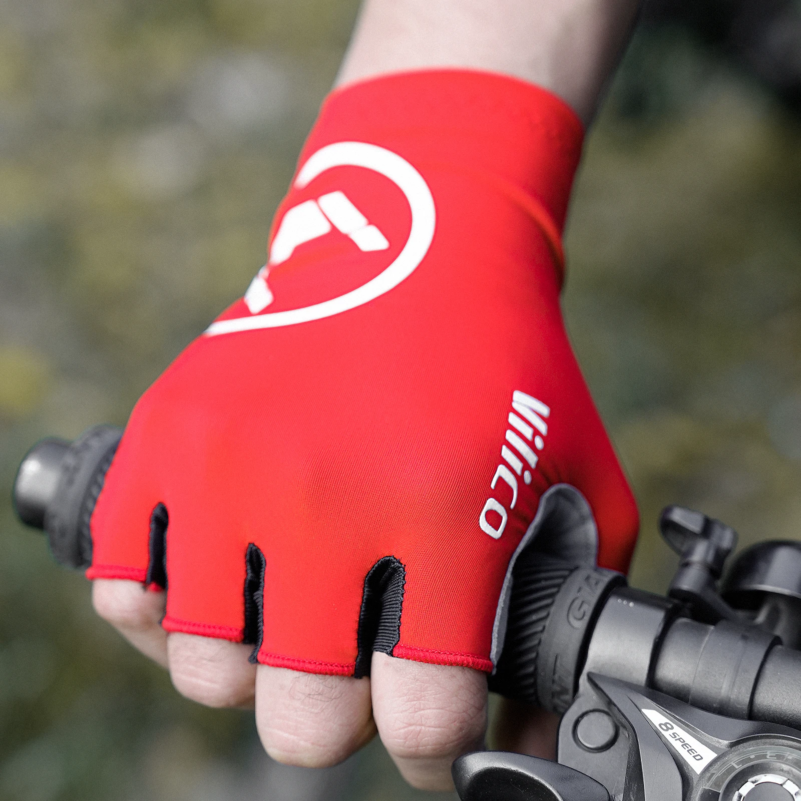 Vilico Professional Outdoor Bicycle Gloves with Touch Screen Shock Absorption Anti-slip Wear-resistant Riding Half Finger Glo Cycling Gloves Half Finger Gloves