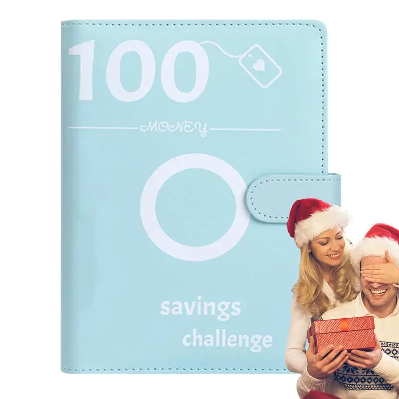 

100 конверт-вызов для связывания А5, набор для сбережений С планировщиком, папка-Обложка, папка для бюджетных денег, органайзер для наличных 100 дней