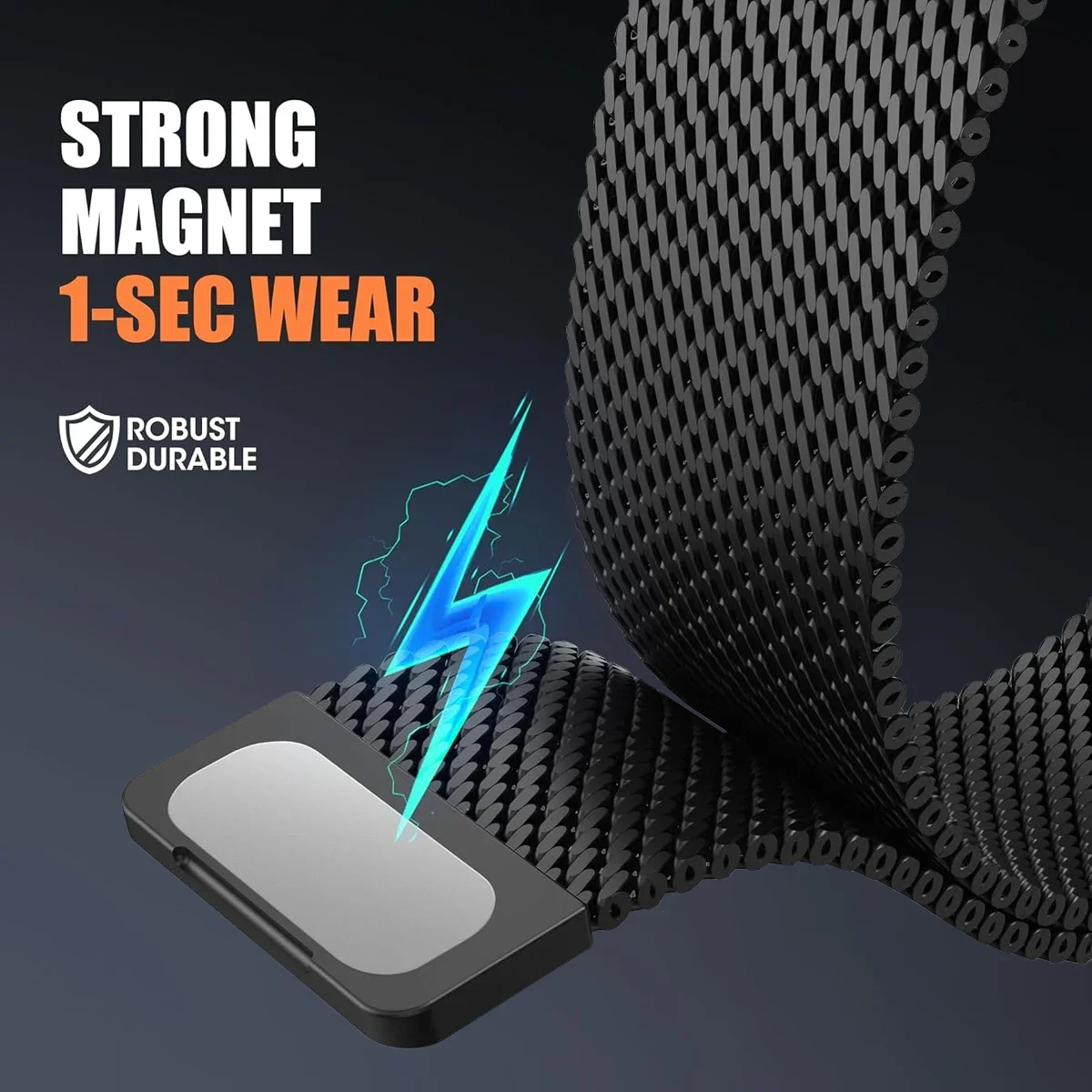 Stainless Steel Milanese Strap - Classic Metal Magnetic Bracelet