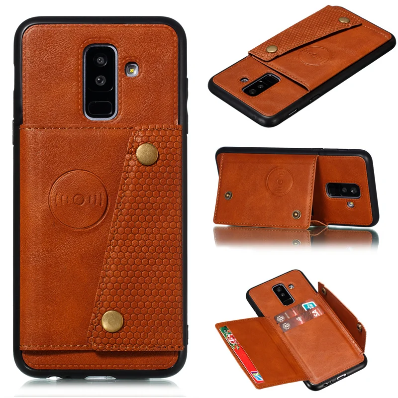 Wallet Cover Samsung A6 2018 Back Cover For Samsung Galaxy A6 Plus