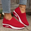 2024 Women Walking Shoes Air Cushion Non Slip Orthopedic Shoes Ladies Platform Mules Breathable Wedge Female Sneakers 2