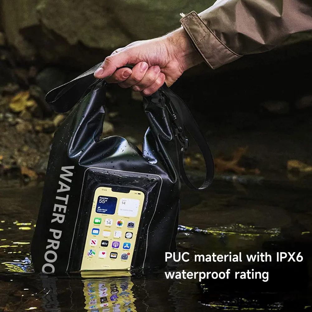 1Pc 2L Waterproof Phone Bag Swimming Dry Bags Pocket Backpack Kayaking Trekking Drifting Surfing Backpack Outdoor Sports Bag