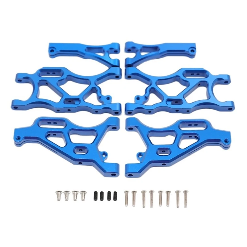 

FBIL-6Pcs Metal Front & Rear Suspension Arm Set For Arrma 1/7 Limitless Infraction 6S 1/8 Typhon 6S Rc Car Upgrade Parts