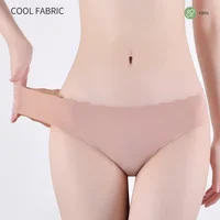 Culottes taille basse sans couture pour femmes, sous-vêtements féminins, caleçons d'été doux et fins, lingerie sexy, ensemble de 3 pièces 2