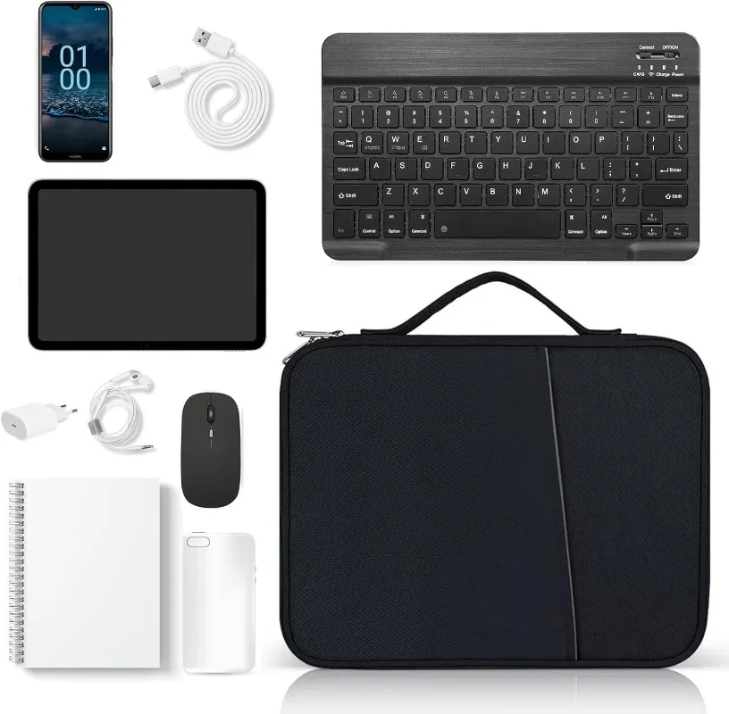 Portable Tablet Sleeve Bag with Handle | Protective 12-13 Cover Pouch