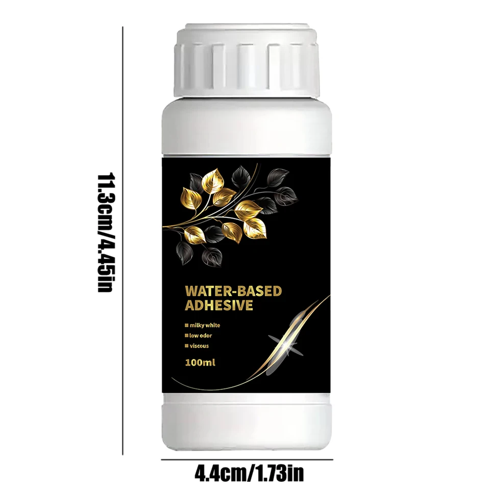 100ml/200ml Golden Leaf Gilding Adhesive Kit - Water-Based Epoxy Resin Glue for Metal Foil, Crafts & Jewelry Making on Wood, Gla
