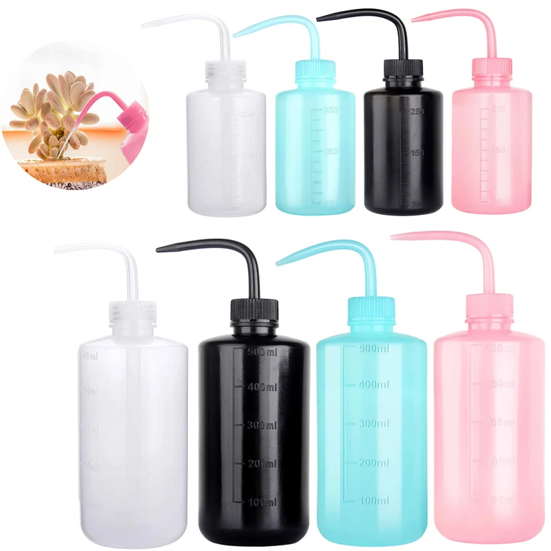 Plastic Makeup Containers 2-4pcs 250/500ml Eyelash Cleansing Wash Bottle