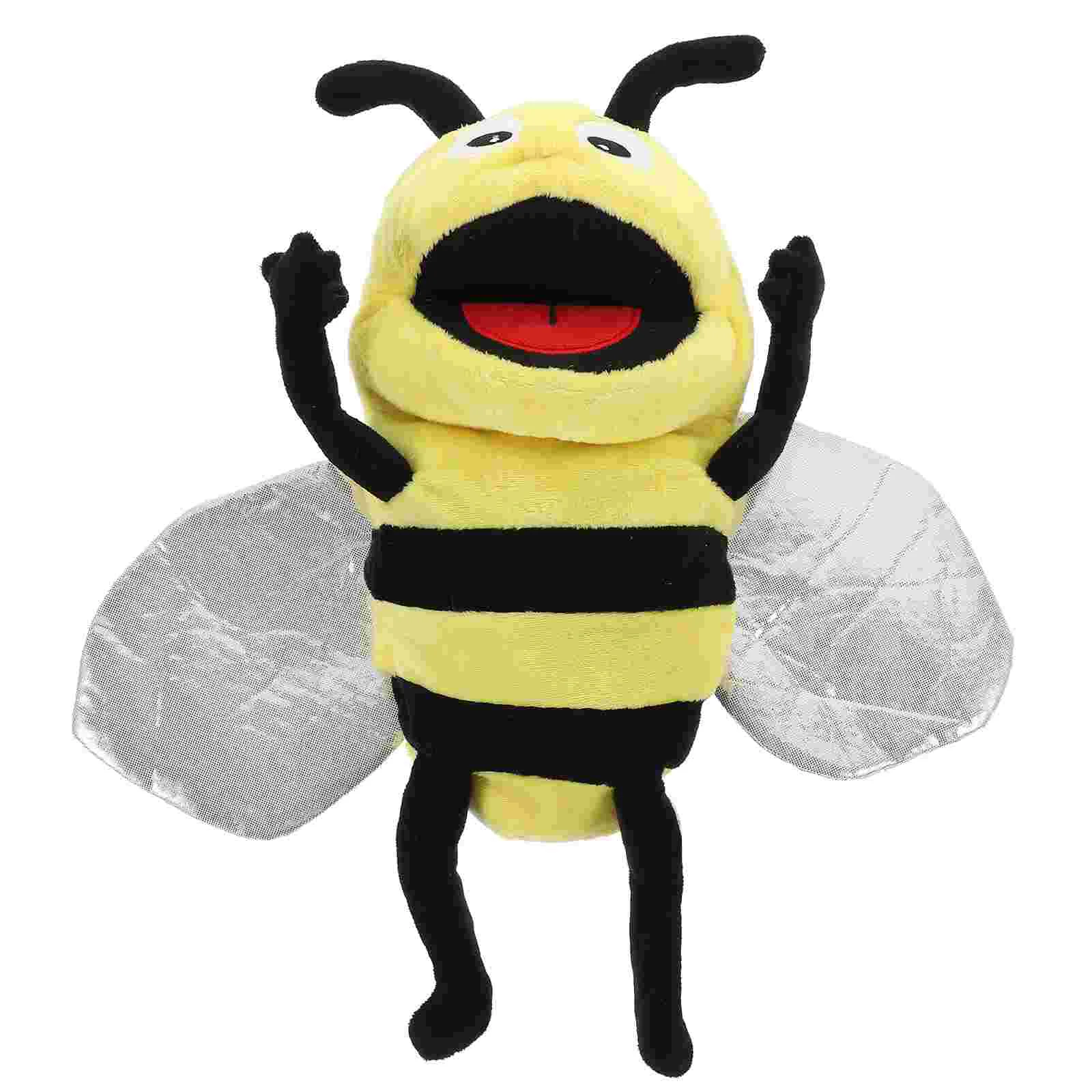 

Bee Hand Puppet Children’s Toys Cartoon Animals Insect Finger Puppets Cotton Small Interactive Story Telling