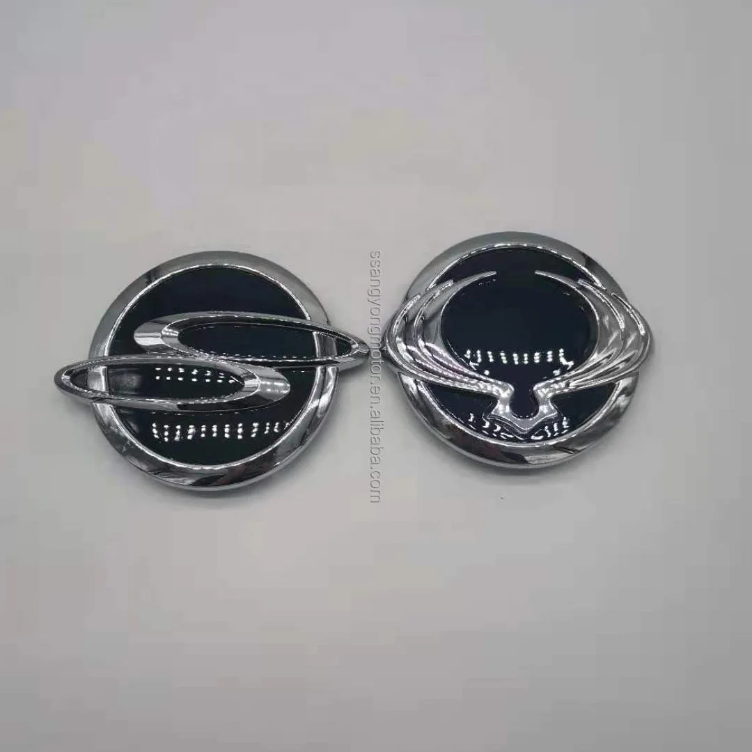 

original SSANGYONG Logo behind front logo ACTYON KYRON REXTON KORANDO C MUSSO RODIUS TIVOLI 7875534310 high quality