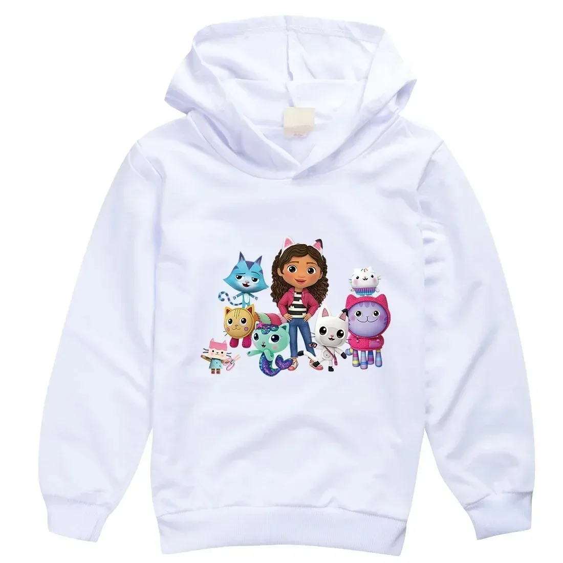 Gabbys Dollhouse Hoodie - Kids Long Sleeve Sweatshirt for Boys and Girls