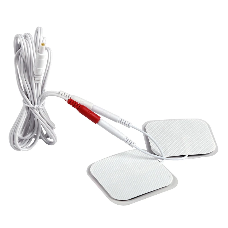 1/2pcs Electrode Cable Conductive Wire 2.5mm for Electrode Pad Digital Tens Machine Pad Lead Wires