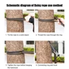 3m Wear Resistant Outdoor Hiking Hammock Rope High Strength Tree Hanging Straps 5