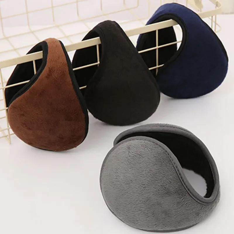 Windproof Earmuffs Men Women's Ear Warm Protector Thicken Plush Winter Warm Fleece Earmuff Outdoor Cycling Warmer Soft Ear Muffs fur earmuffs warm earmuffs