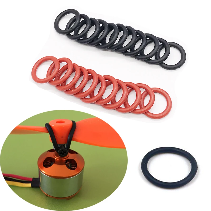 30PCS Rubber O Rings brushless motor propeller protector Fixed Ring for RC 3D F3P Airplane Parts