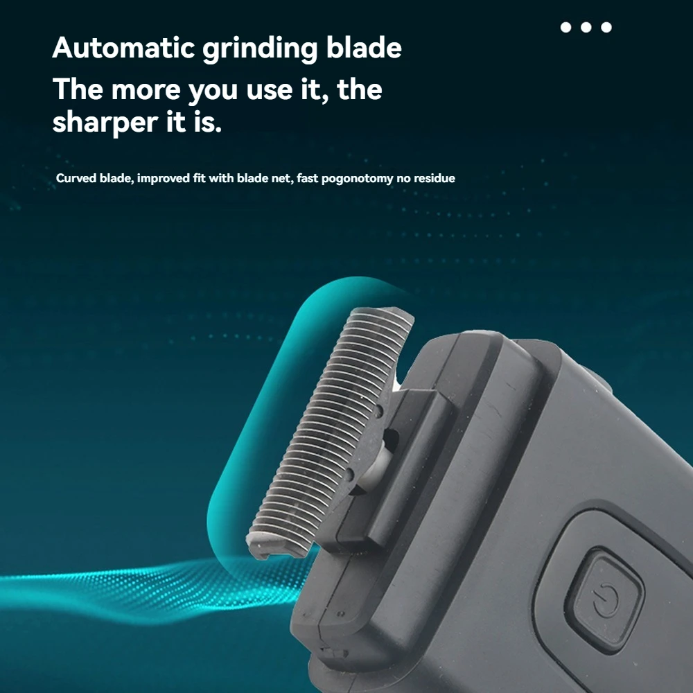 New reciprocating men’s electric razor mini portable razor travel charging with digital razor father boyfriend birthday present BEST SELLERS