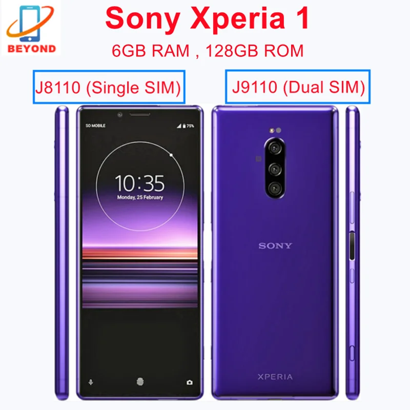 【希少】Xperia 1 J9110デュアルSIM 128GB Amazon.com: Sony Xperia 1 J9110 128GB 6GB RAM International